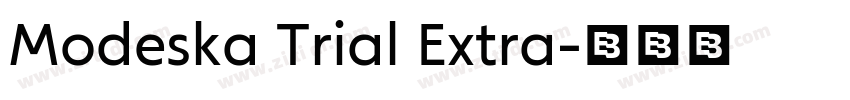 Modeska Trial Extra字体转换